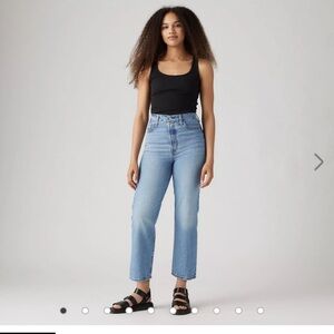 Levi’s Ribcage Straight Ankle Jeans